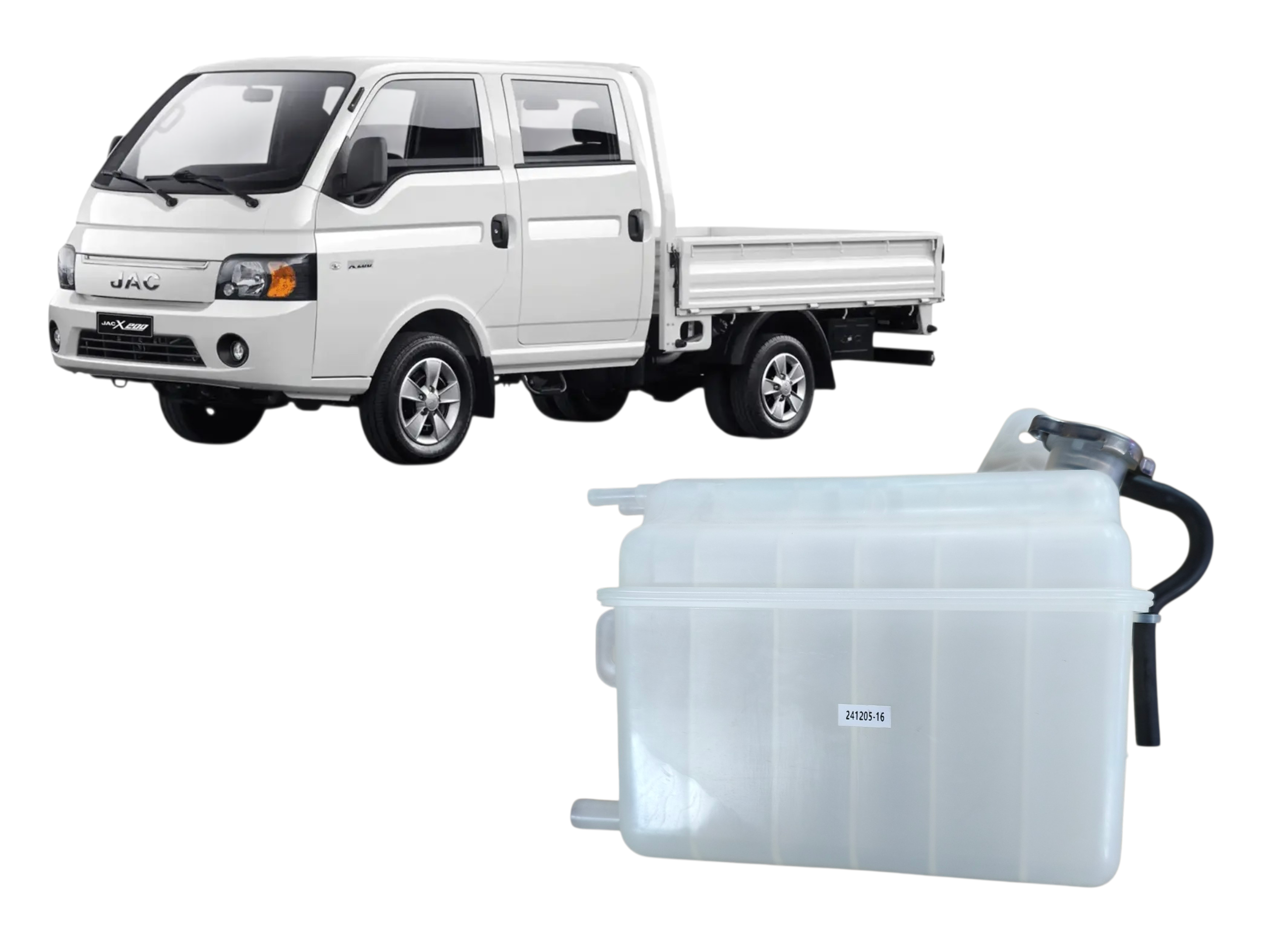 DEPOSITO AUXILIAR RADIADOR  JAC X200 2.0  JAC