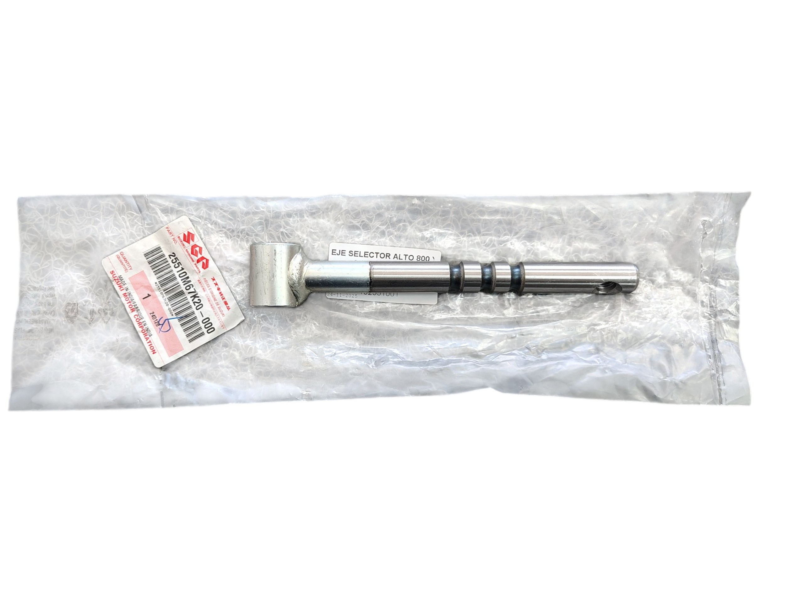 EJE SELECTOR ALTO 800 Y 1.1 HASTA 2013