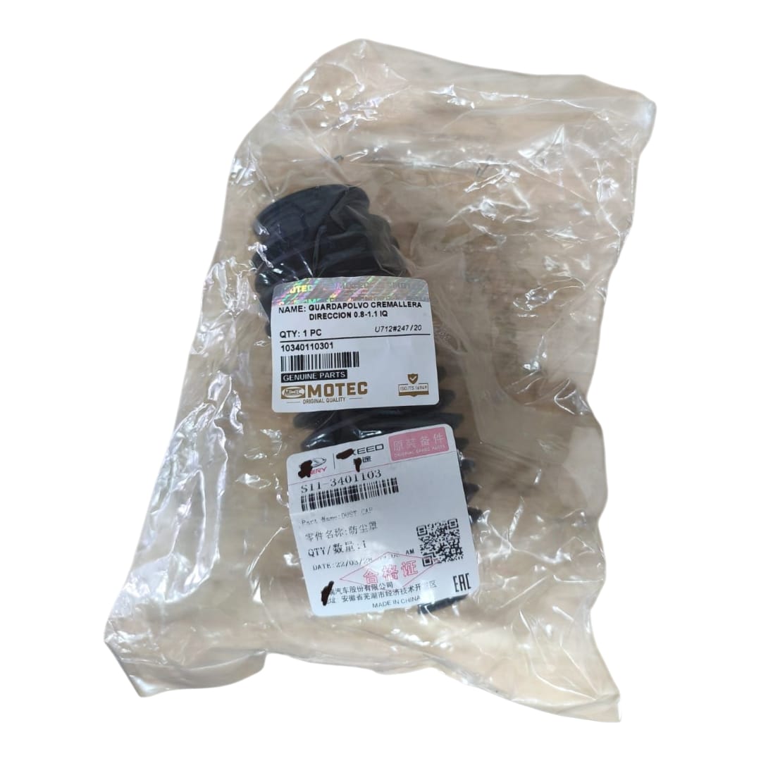 GUARDAPOLVO CREMALLERA DIRECCION 0.8-1.1 IQ (16CM) 3