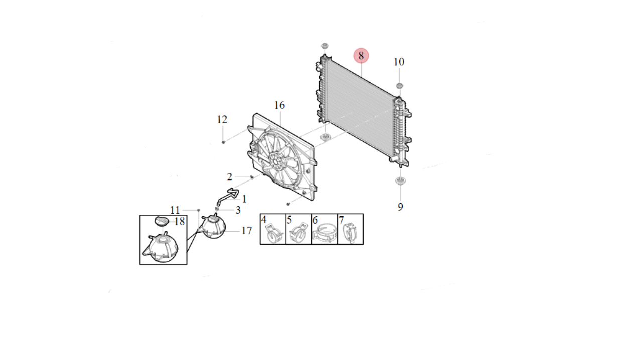 RADIADOR MOTOR 1.5 ARRIZO 5-TIGGO 3