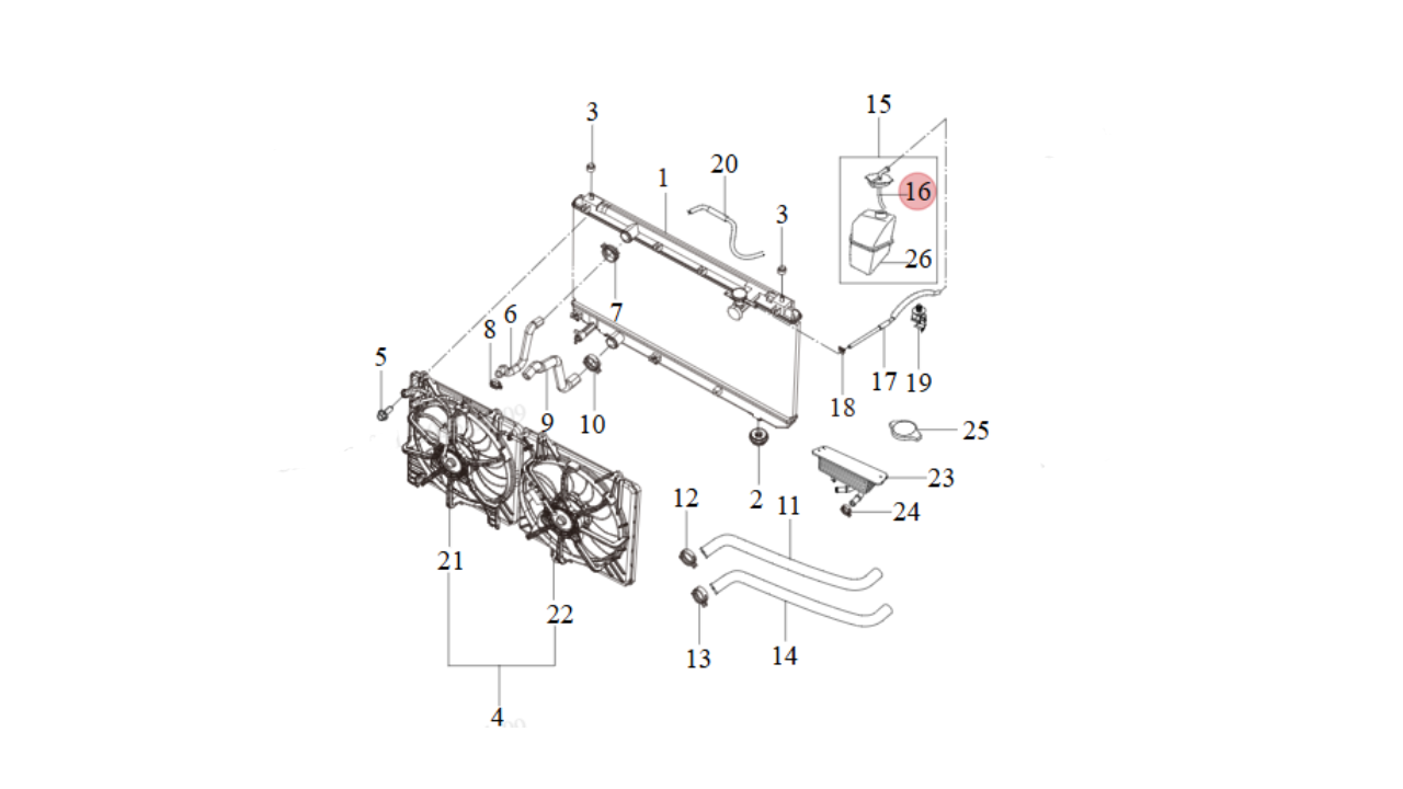 TAPA DEPOSITO AUX RADIADOR 1.6 TIGGO /14 3