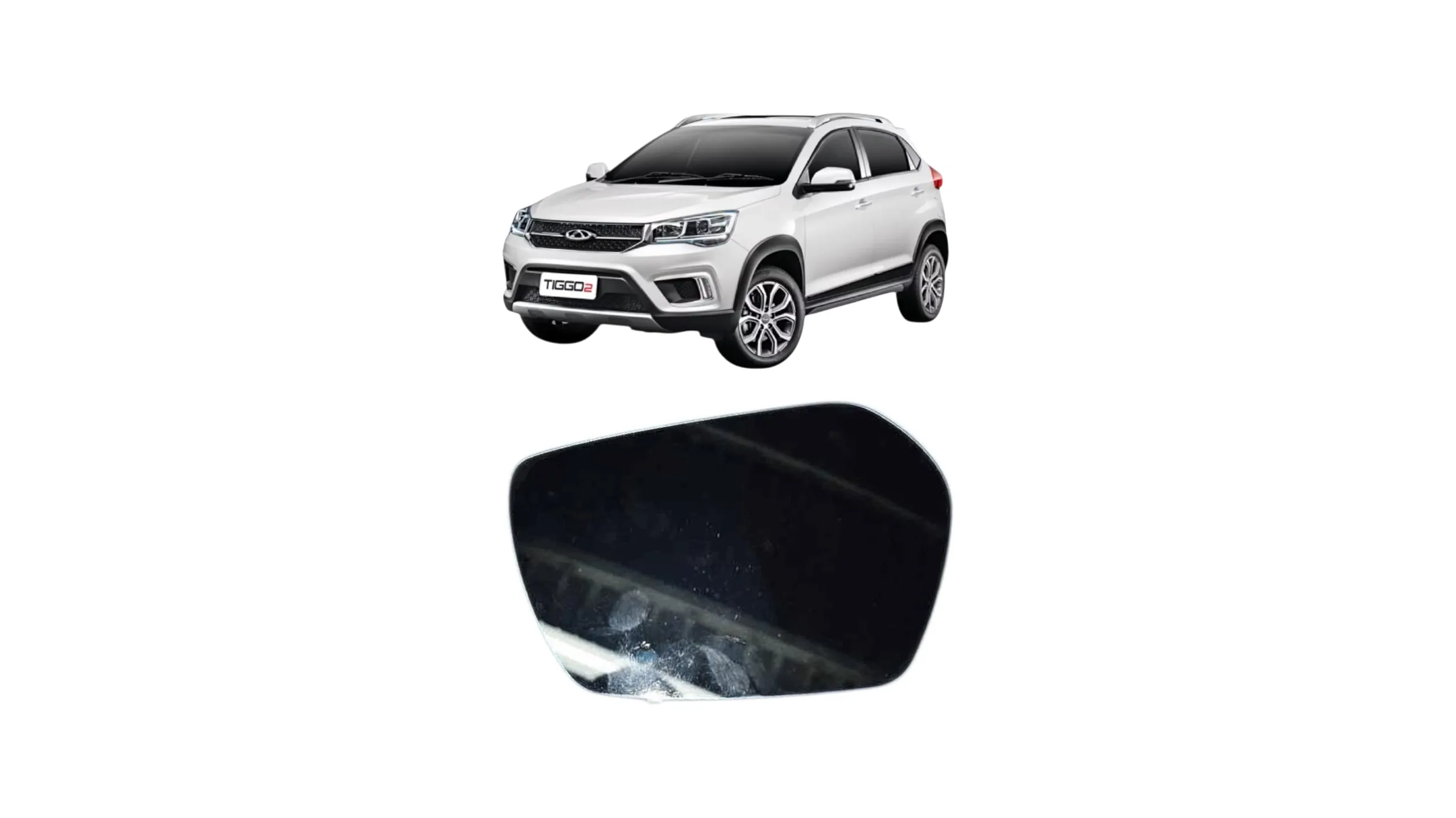 VIDRIO ESPEJO RETROVISOR DER (LUNETA)TIGGO 2