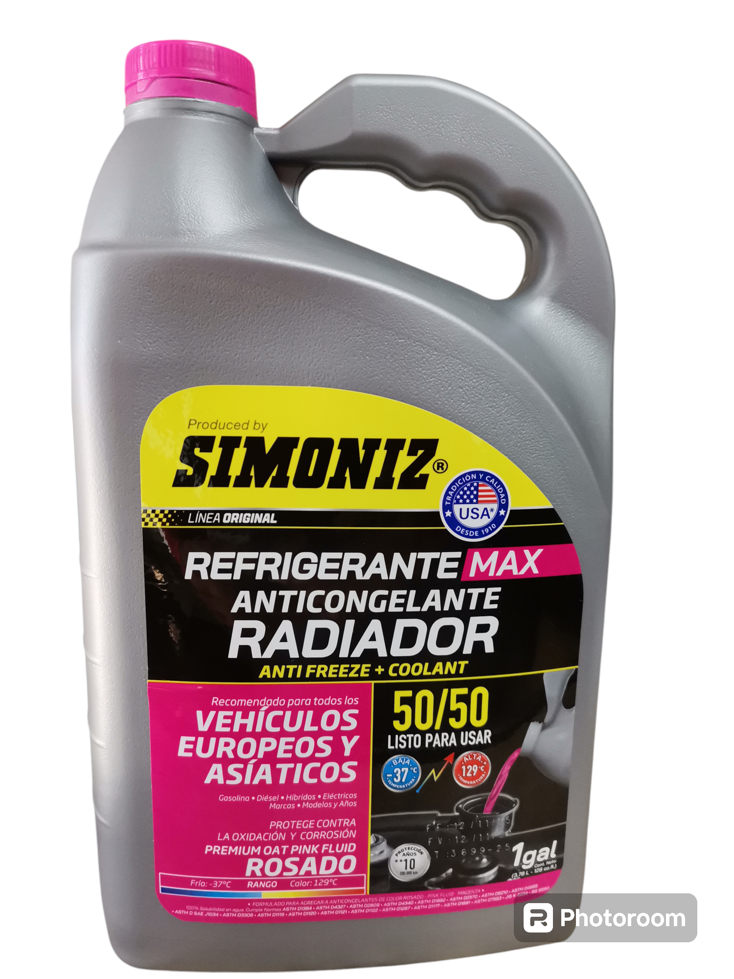 REFRIGERANTE MAX 50/50 ROSADO  SIMONIZ