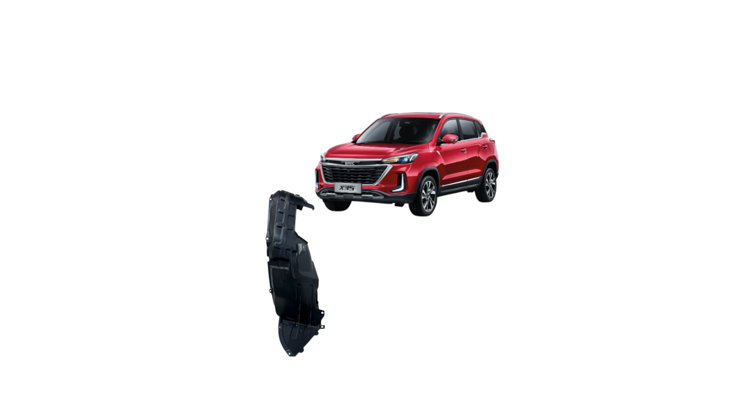 GUARDAFANGO DELANTERO DERECHO BAIC X35 NEW BAIC