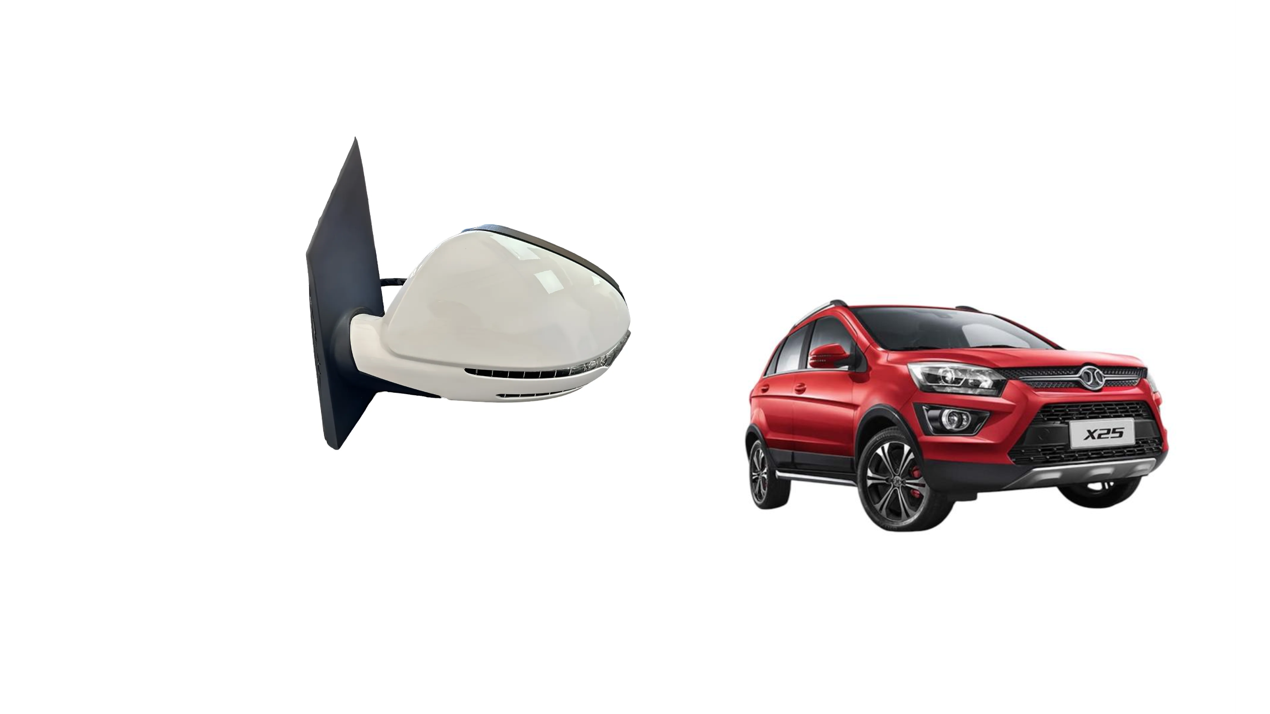 ESPEJO IZQUIERDO ELECTRICO BAIX X25