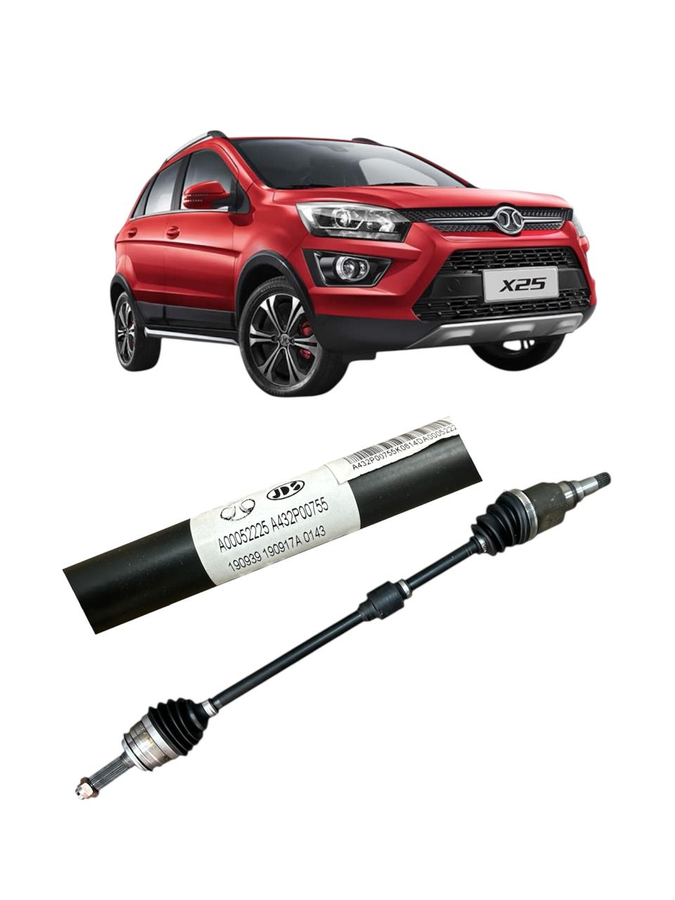 EJE PALIER DER BAIC X25 1.5